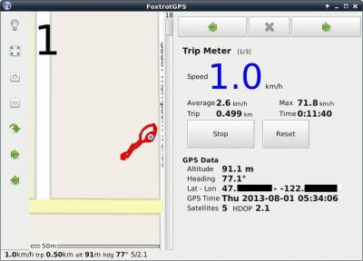 GPS Tracking of My Exploding House